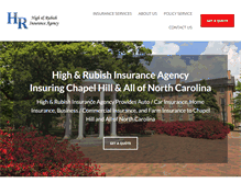 Tablet Screenshot of highandrubish.com